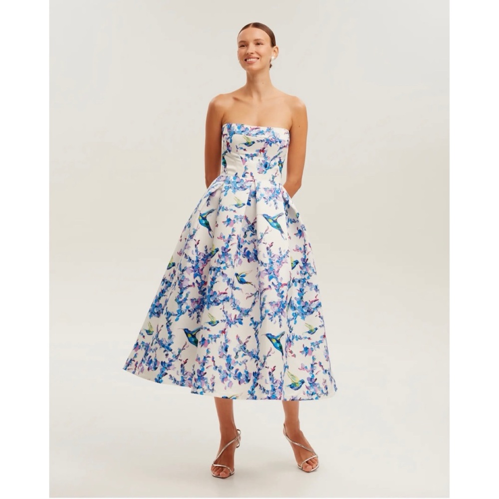 Milla Strapless Midi Corset Dress